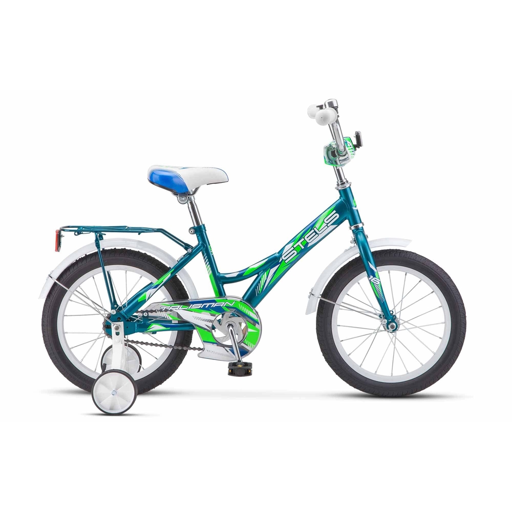 Детский велосипед Stels Talisman 16" Mорская-волная/Зеленый/Белый 2024